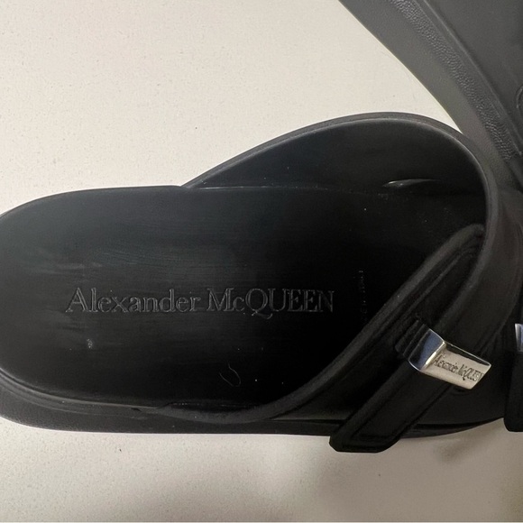 Alexander McQueen men\'s   Black Slide Sandals main image 4